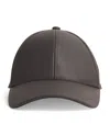 Yves Salomon Lambskin Cap In Black