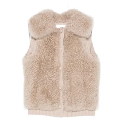 YVES SALOMON TEXTURED GILET