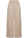 Yves Salomon Leather Trousers In Neutral