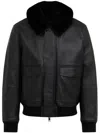 Yves Salomon Jacket In Black