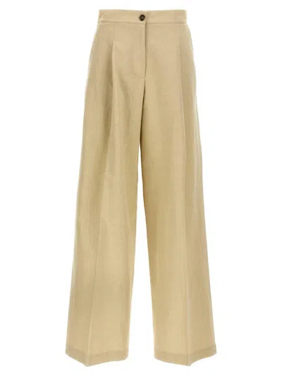 YVES SALOMON YVES SALOMON LINEN TROUSERS