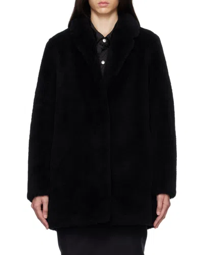 YVES SALOMON LOGO COAT