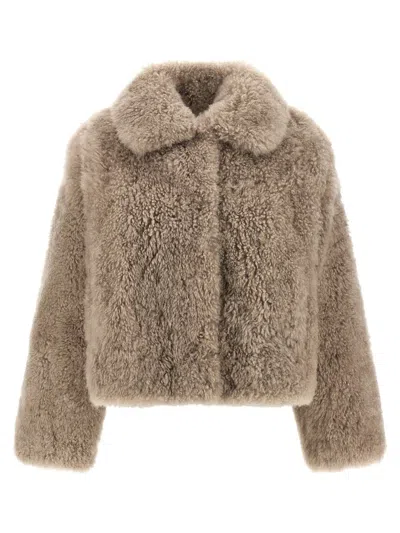 YVES SALOMON YVES SALOMON LONG-HAIRED FUR