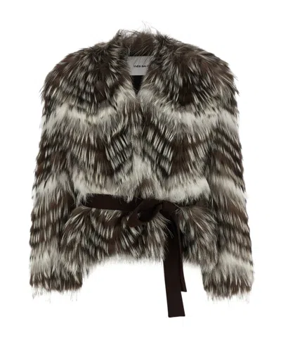 YVES SALOMON LONG-HAIRED FUR
