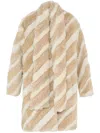 Yves Salomon Long Merino-wool Coat In Neutrals