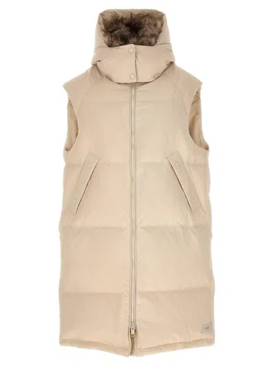 Yves Salomon Long Pile Insert Waistcoat