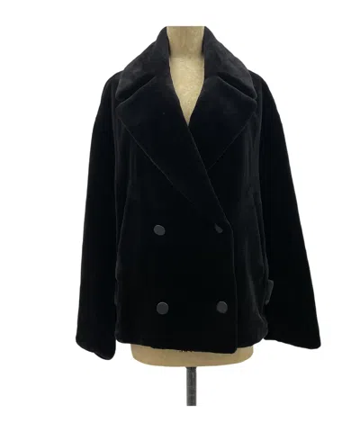 Yves Salomon Long-sleeved Casual Jacket In Black