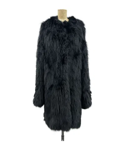 Yves Salomon Long-sleeved Casual Jacket In Blue