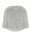 Yves Salomon Long-sleeved Casual Jacket In Gray