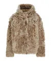 Yves Salomon Long-sleeved Fur In Multi