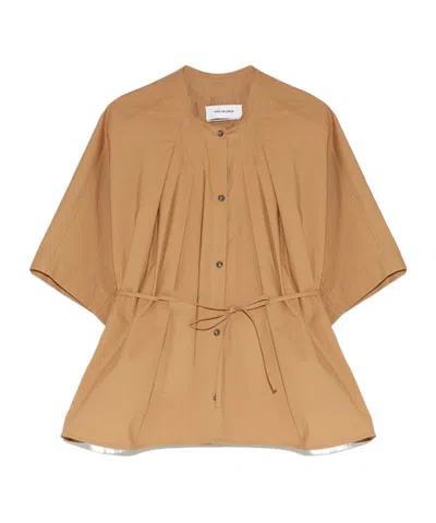 Yves Salomon Long-sleeved Shirt In Nude