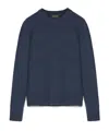 Yves Salomon Long-sleeved Sweater In Black