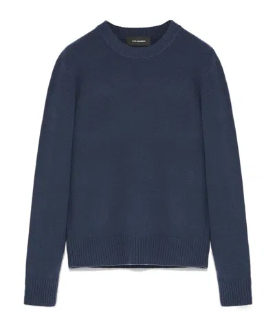 Yves Salomon Long-sleeved Sweater In Black