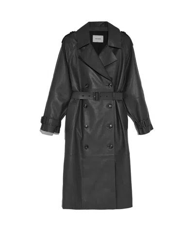 Yves Salomon Long-sleeved Windbreaker In Black