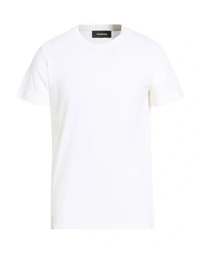 Yves Salomon Man T-shirt Off White Size S Cotton, Cashmere