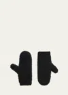 Yves Salomon Merinillo Wool Mittens In Etretat