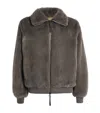 Yves Salomon Mink Bomber Jacket In Multi