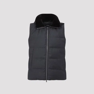 YVES SALOMON MINK GILET