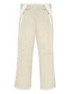 Yves Salomon Monogram-pattern Snow Trousers In Neutral