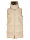 Shop Yves Salomon Natural Long Pile Insert Vest