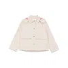 Shop Yves Salomon Neutral Jackets
