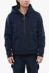 Yves Salomon Nylon Blend Solid Color Jacket With Hood