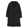 Yves Salomon Hooded Drawstring-waist Parka In Black