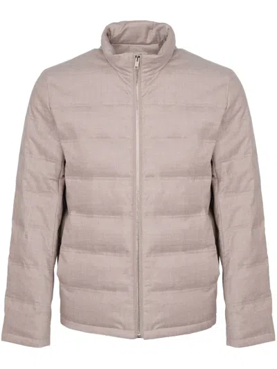 Yves Salomon Padded Jacket In Neutral