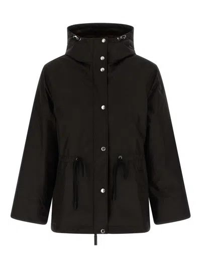 YVES SALOMON PARKA - NEGRO