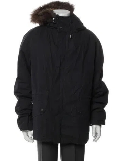 Pre-owned Yves Salomon Parka In Black