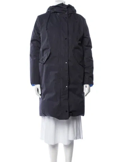 Pre-owned Yves Salomon Parka In Blue
