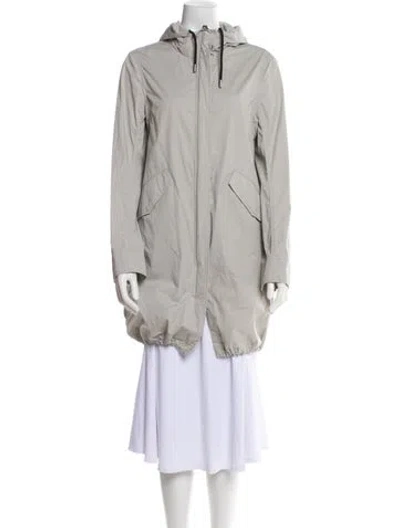 Pre-owned Yves Salomon Parka In Gray