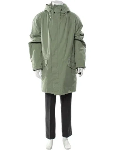 Pre-owned Yves Salomon Parka In Green