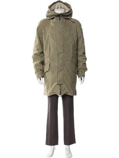 Pre-owned Yves Salomon Parka In Green