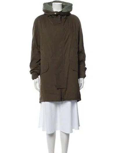 Pre-owned Yves Salomon Parka In Green
