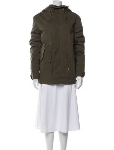 Pre-owned Yves Salomon Parka In Green