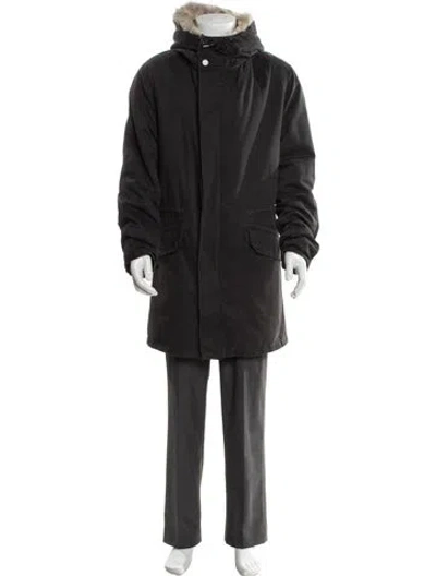 Pre-owned Yves Salomon Parka In Grey