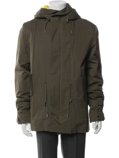 Pre-owned Yves Salomon Parka W/ Tags In Green