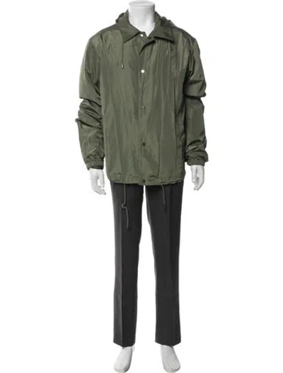 Pre-owned Yves Salomon Parka W/ Tags In Green