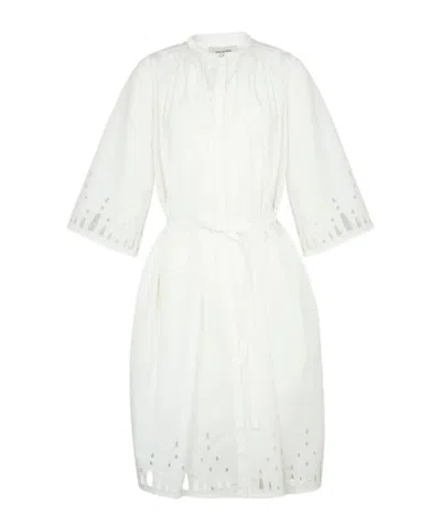 YVES SALOMON PLEATED MIDI DRESS