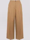 Yves Salomon Pleated Trousers In Neutrals