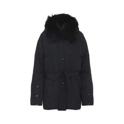 YVES SALOMON POLYESTER DOWN JACKET