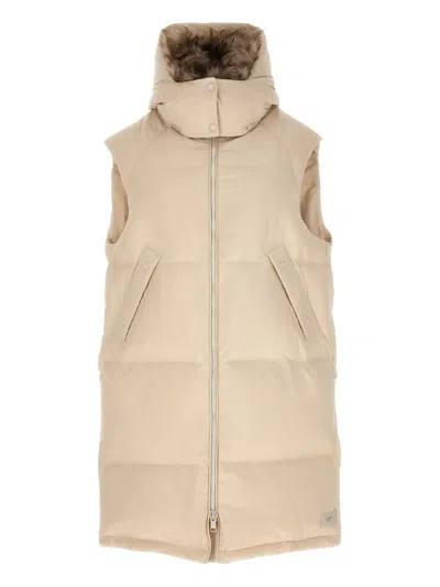 YVES SALOMON QUILTED GILET