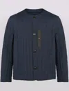 Yves Salomon Quilted Jacket In Blau