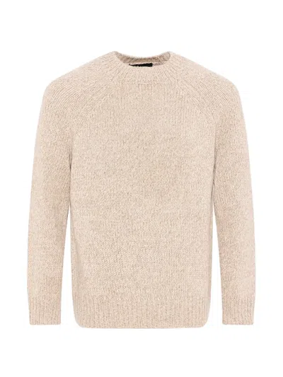 Yves Salomon Raglan-sleeve Sweater In Brown
