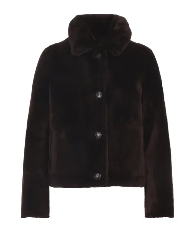 YVES SALOMON FAUX-FUR JACKET