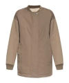 Yves Salomon Reversible Coat In Brown
