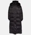 Yves Salomon Reversible Down Coat In Black