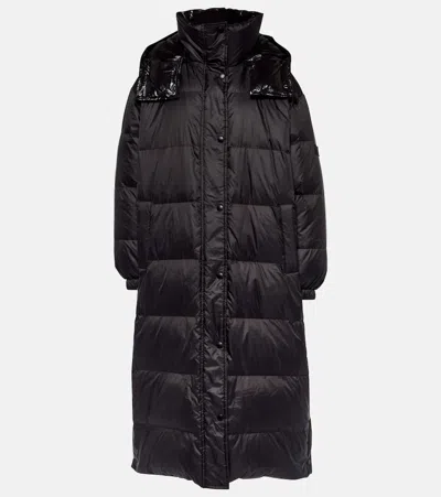 Yves Salomon Reversible Down Coat In Black