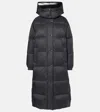 Yves Salomon Reversible Parka Coat In Black